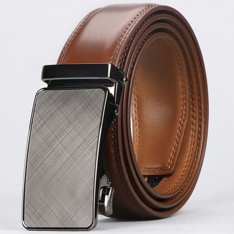 Ceinture cuire marron