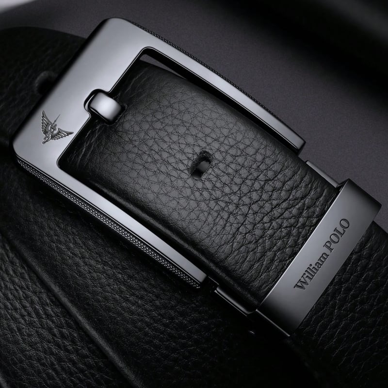 Ceinture noire avec boucle classique