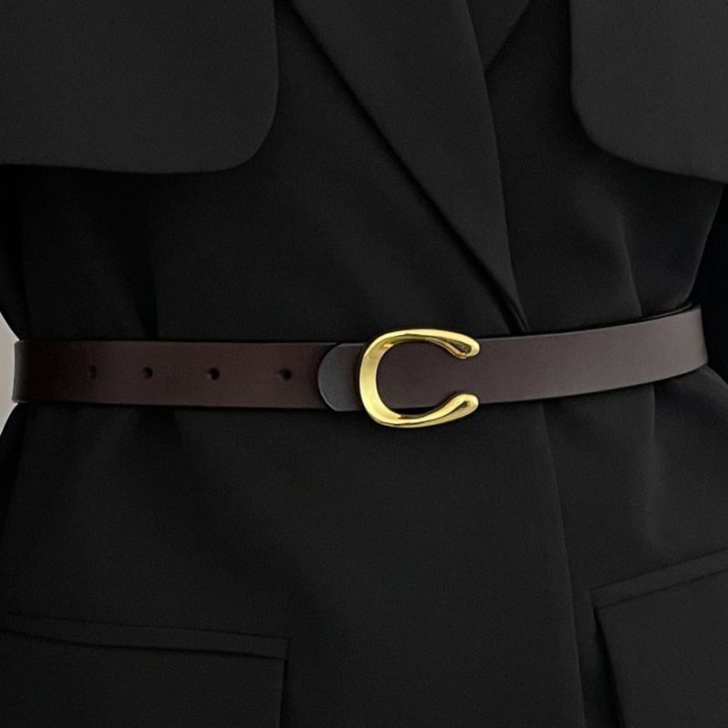 Ceinture femme cuire