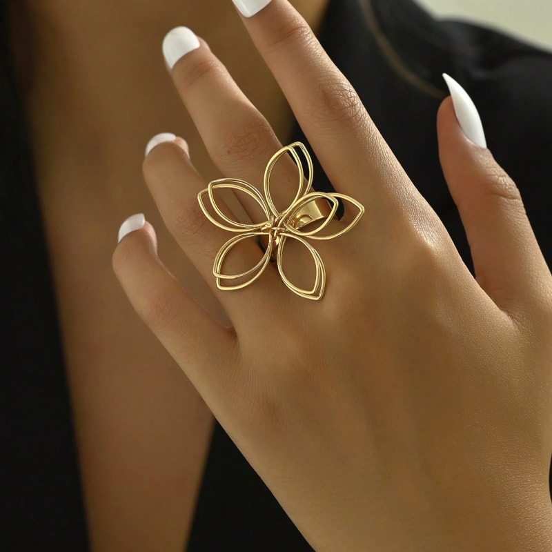 Bague fleure