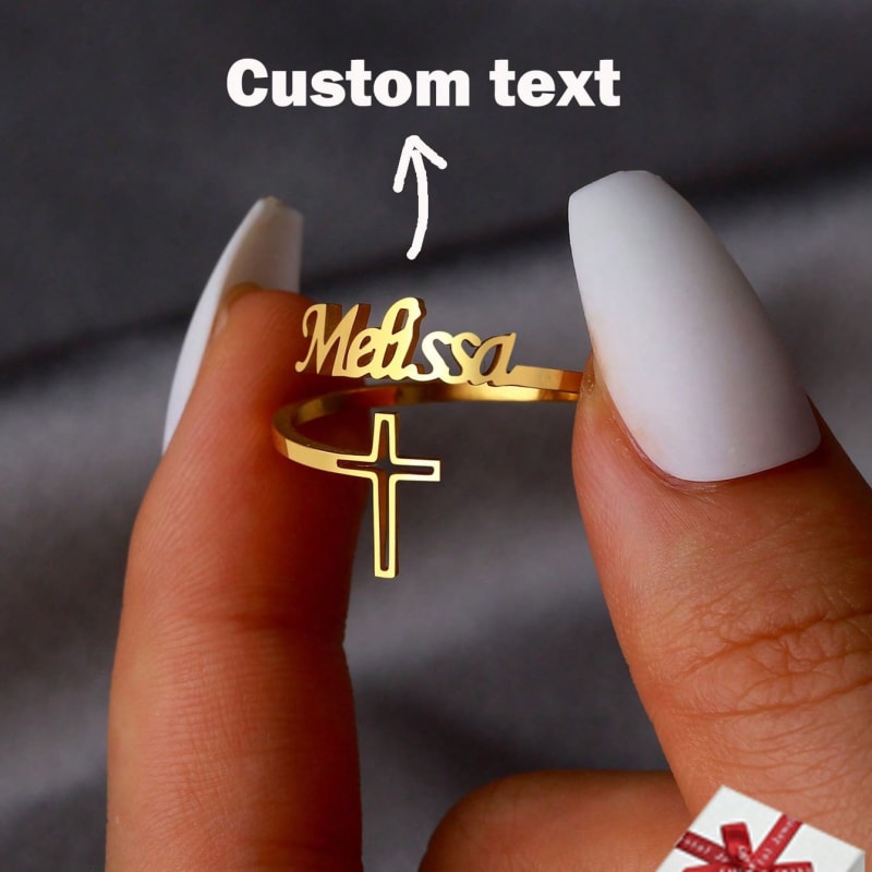 Bague personnalisée avec nom