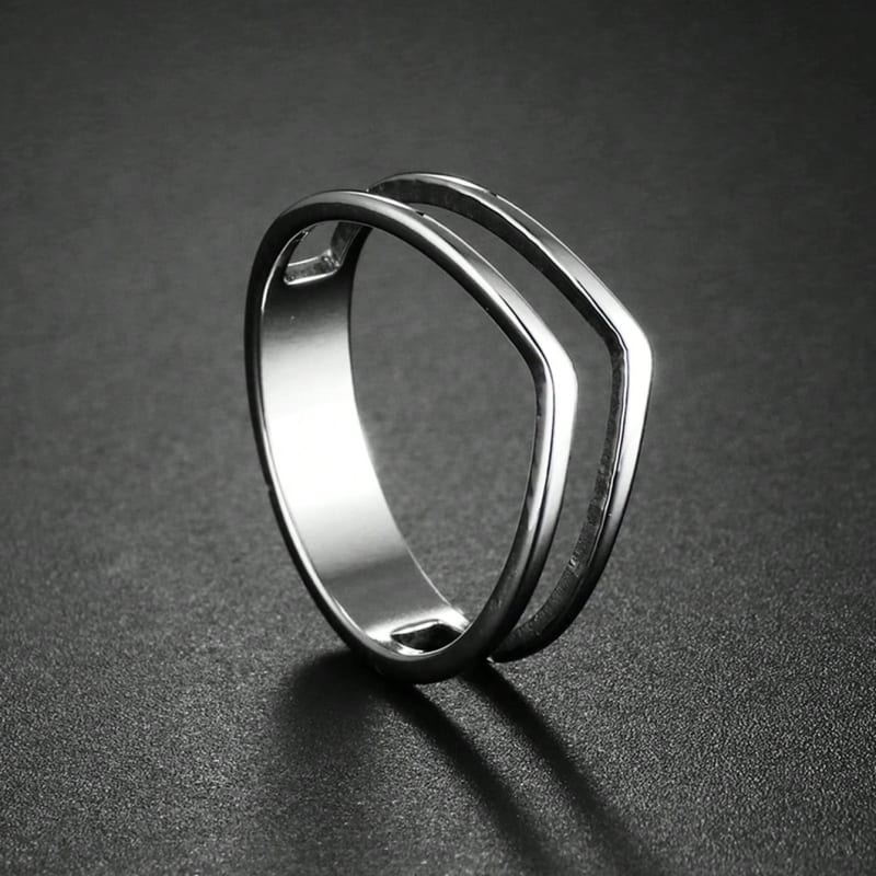 Bague ondulée