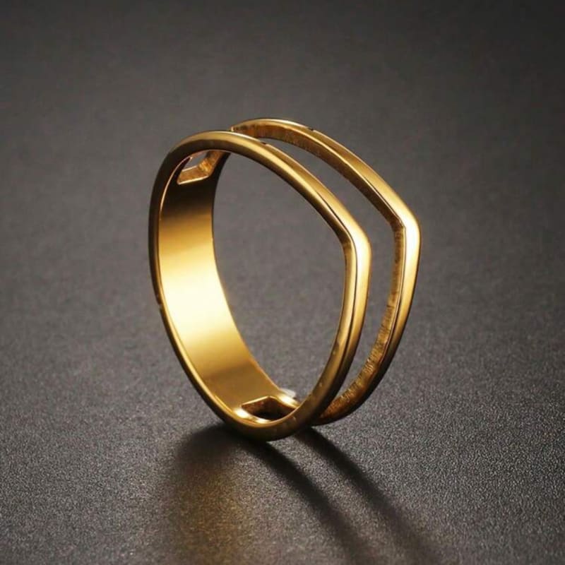 Bague ondulée
