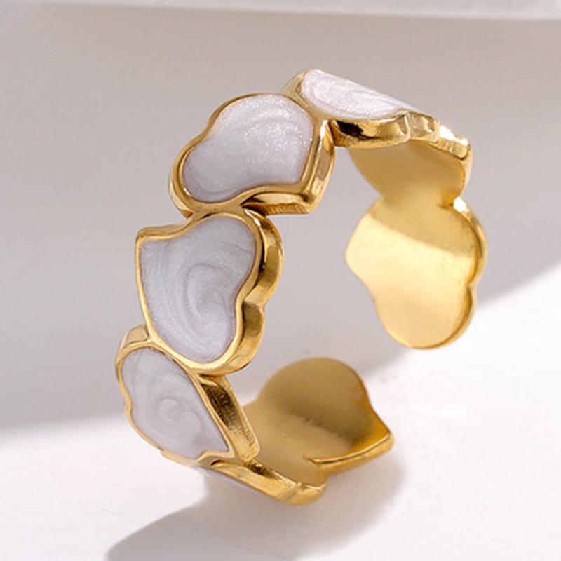 Bague en forme de cœur