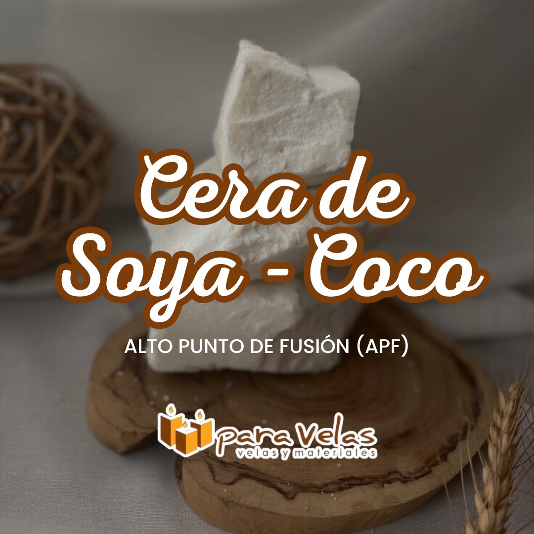 Cera de Soya y Coco en bloque para mayoreo