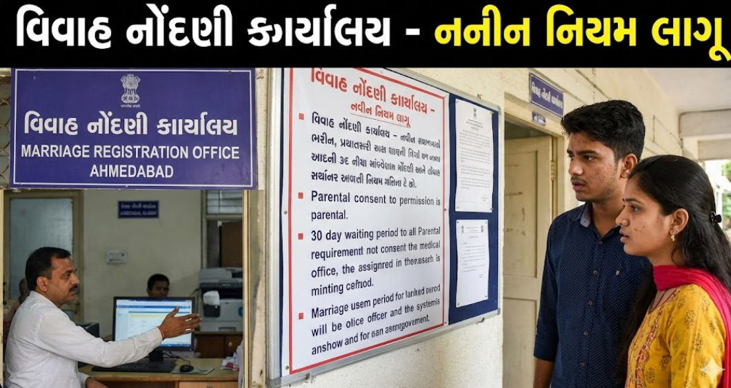 गुजरात सरकारचा मोठा निर्णय: विवाह नोंदणीसाठी पालकांची माहिती आणि संमती सक्तीची करण्याची तयारी ; महाराष्ट्रातही चर्चा !