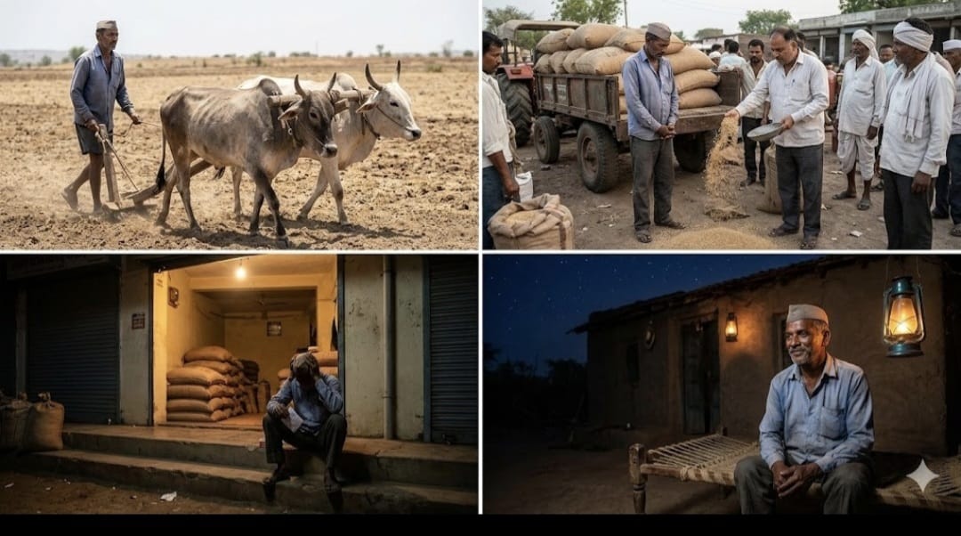 'कोण सुनेगा, किसको सुनाय...' : संकटे आणि मुजोर व्यवस्थेपुढे शेतकऱ्याचा मूक संयम