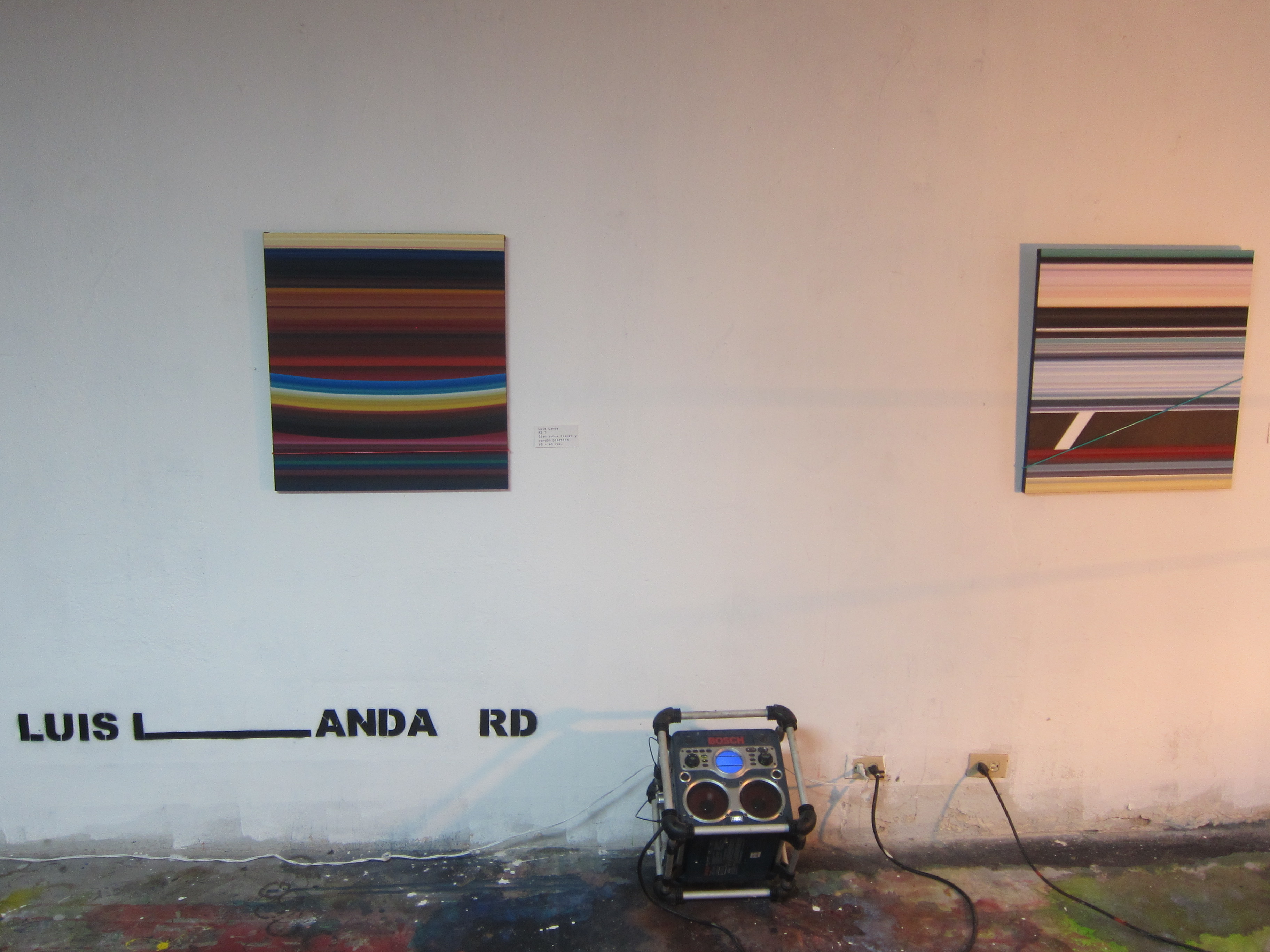 "RD" 2015, Estudio artista Santos Arzú, Tegucigalpa, Honduras.