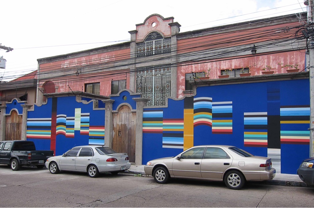 Pieza mural Hotel Portal del Angel 2019, Tegucigalpa, Honduras.