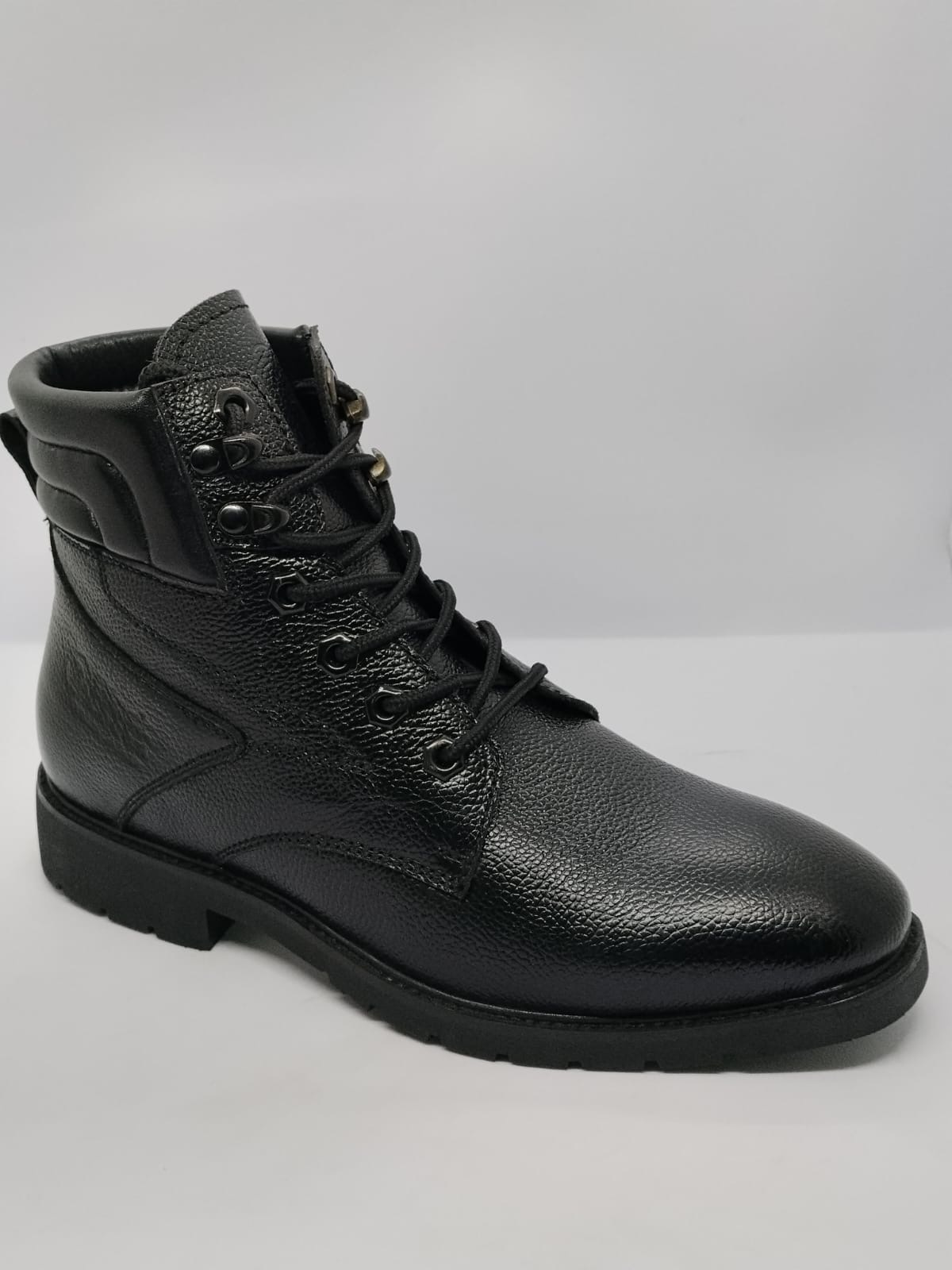 Black Cobra Brass-Eyelet Combat Boot