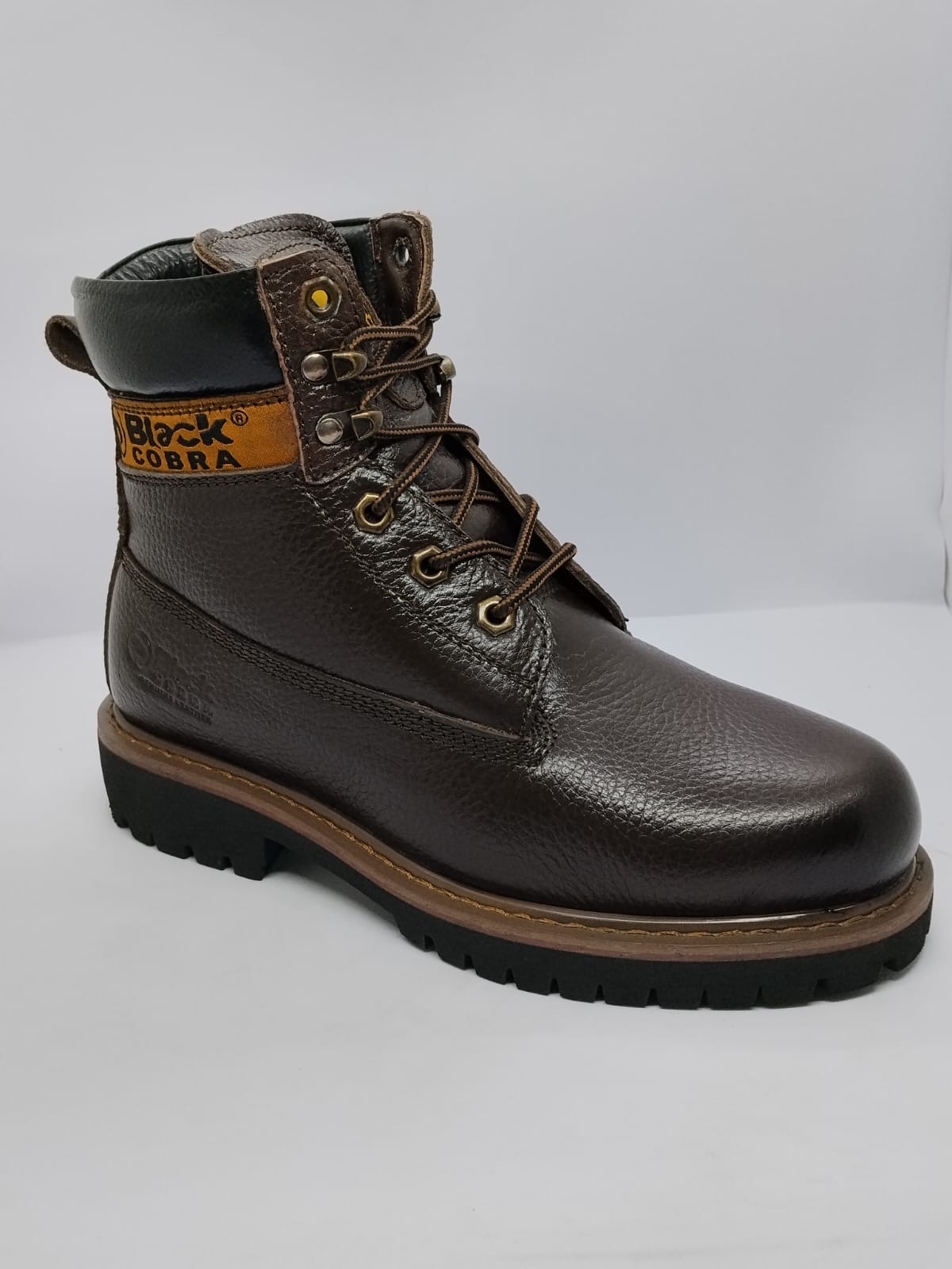 Black Cobra Padded Collar Work Boot
