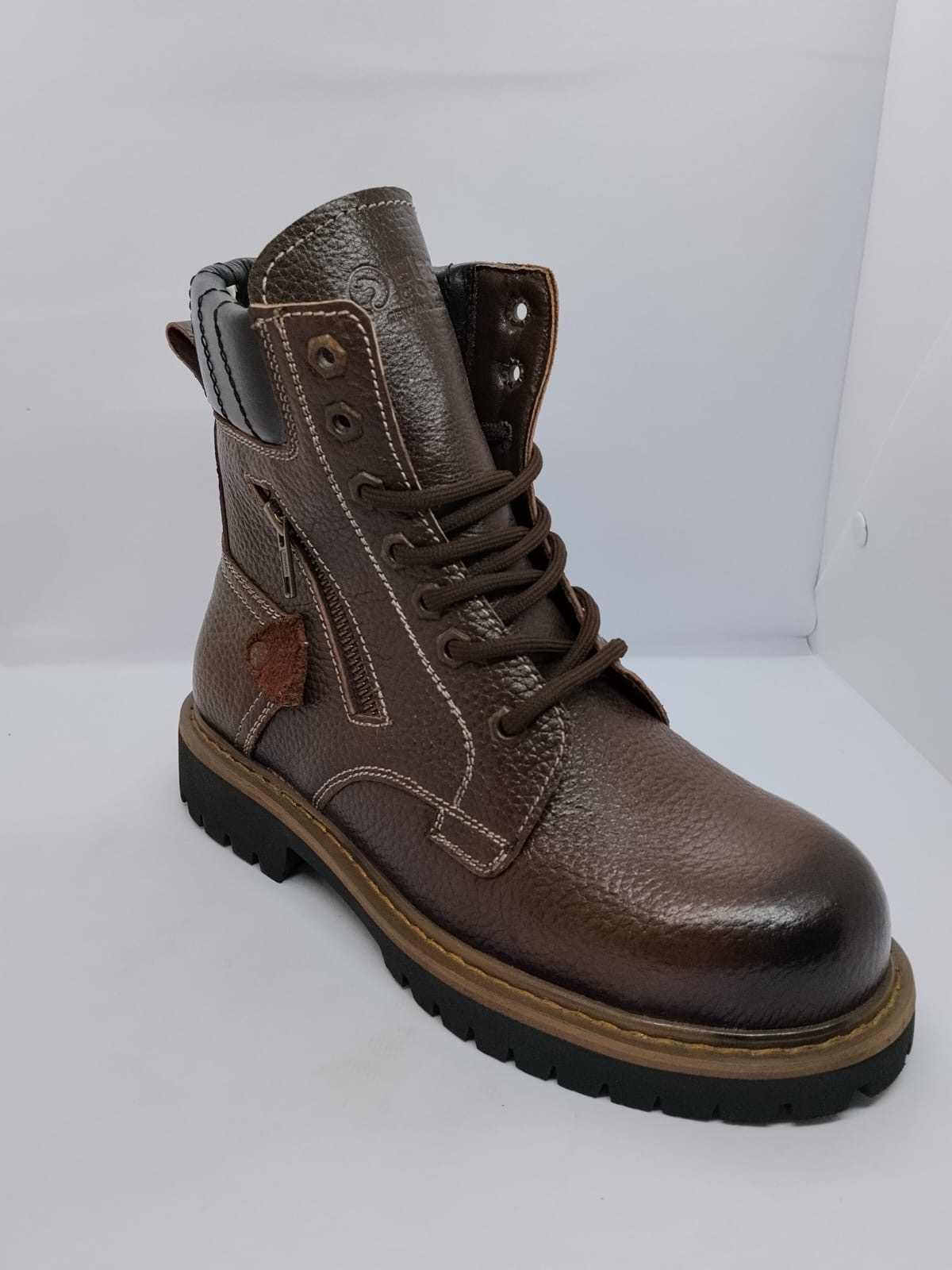 Black Cobra Side-Zip Safety Boot