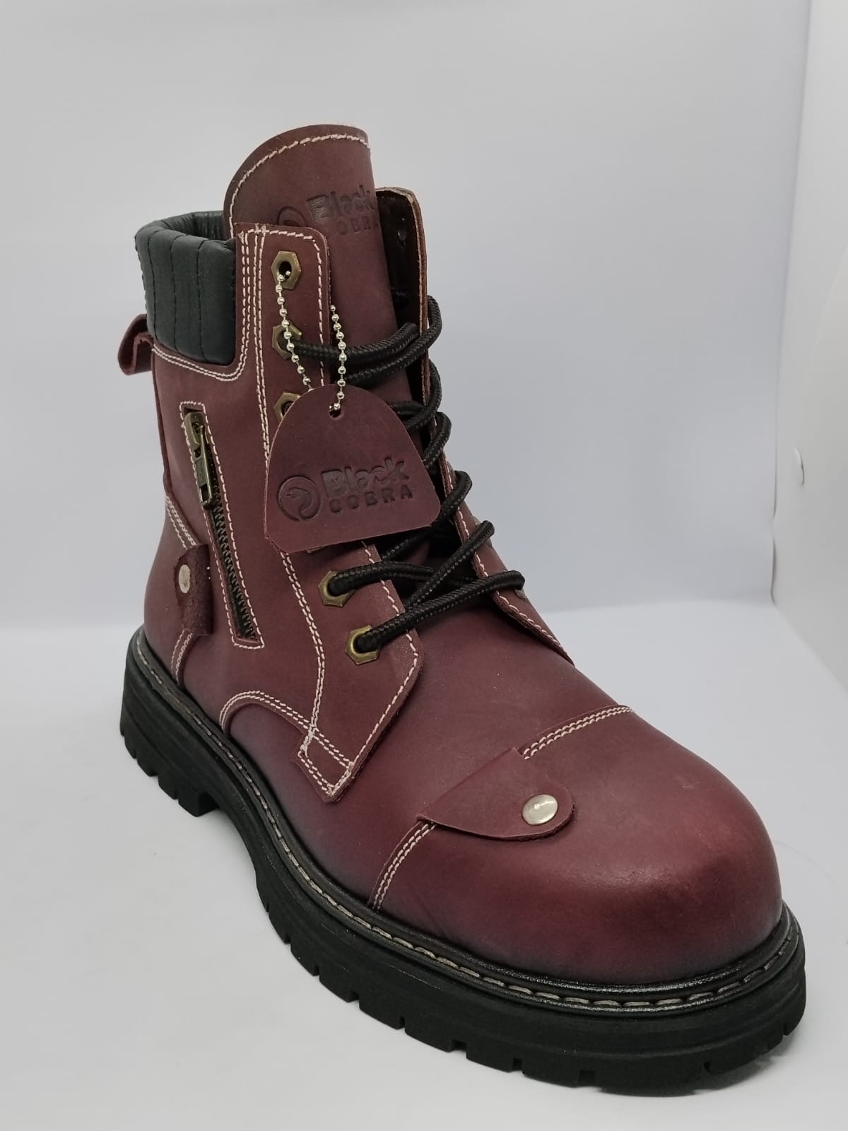 Black Cobra Toe-Cap Safety Boot