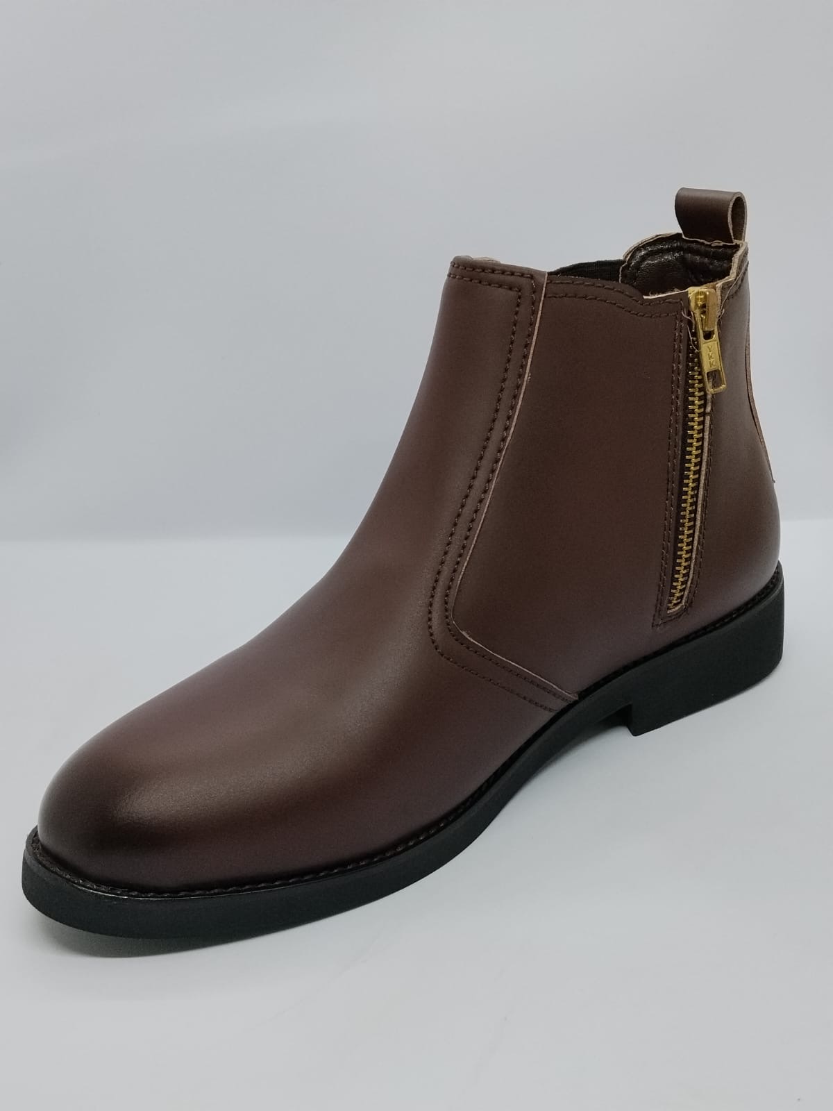 Scorpio Gold-Zip Chelsea Boot
