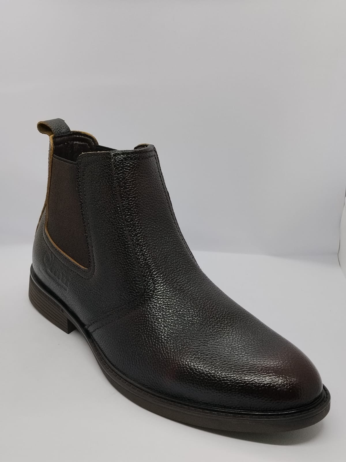 Black Cobra Gusset Chelsea Boot