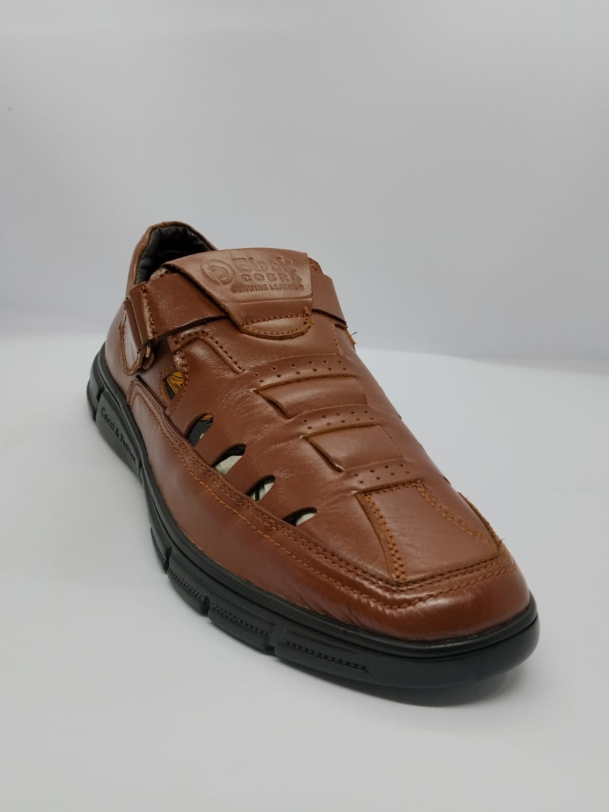 Black Cobra Fisherman Sandal
