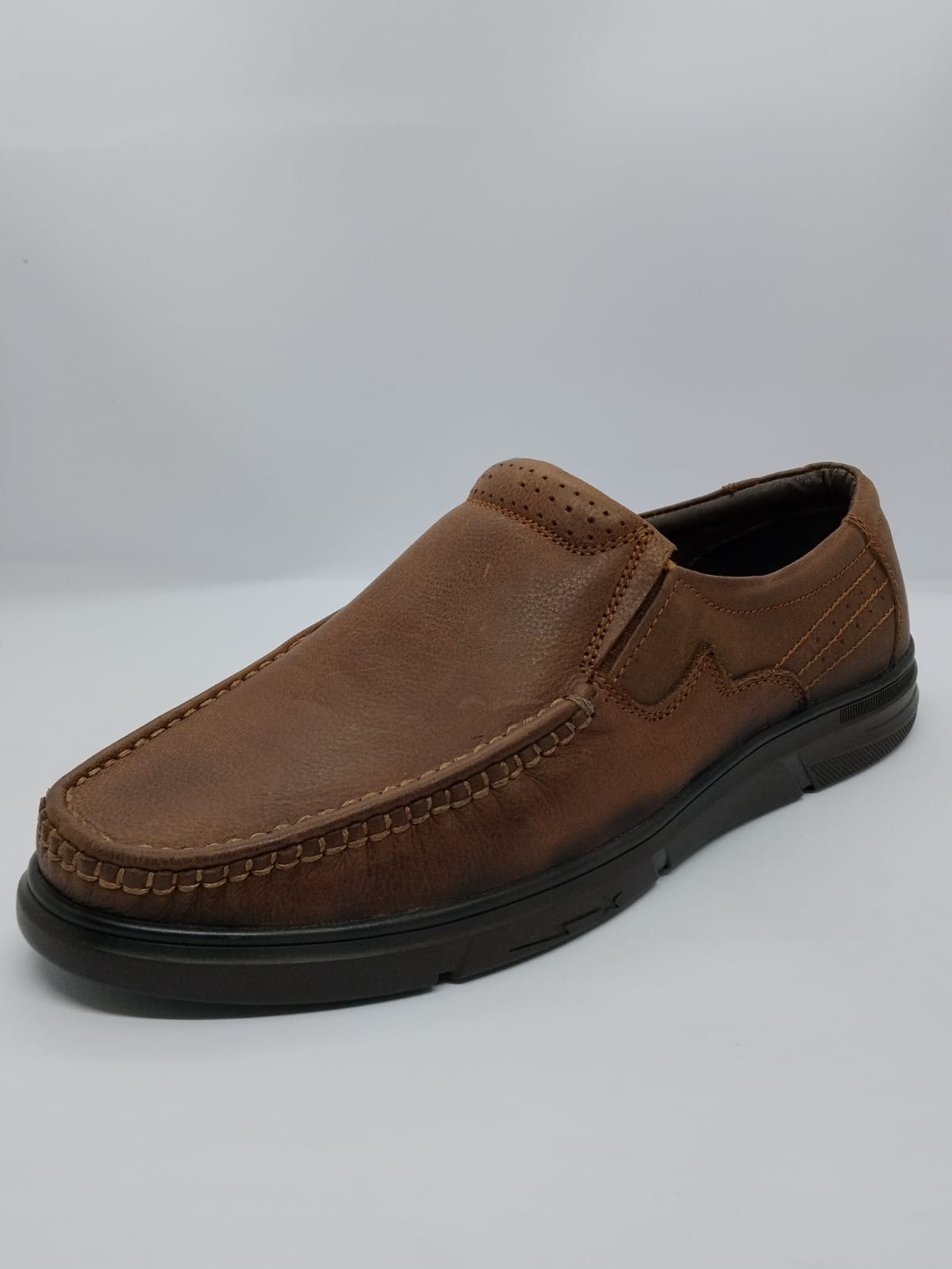 Black Cobra Moc-Toe Slip-On