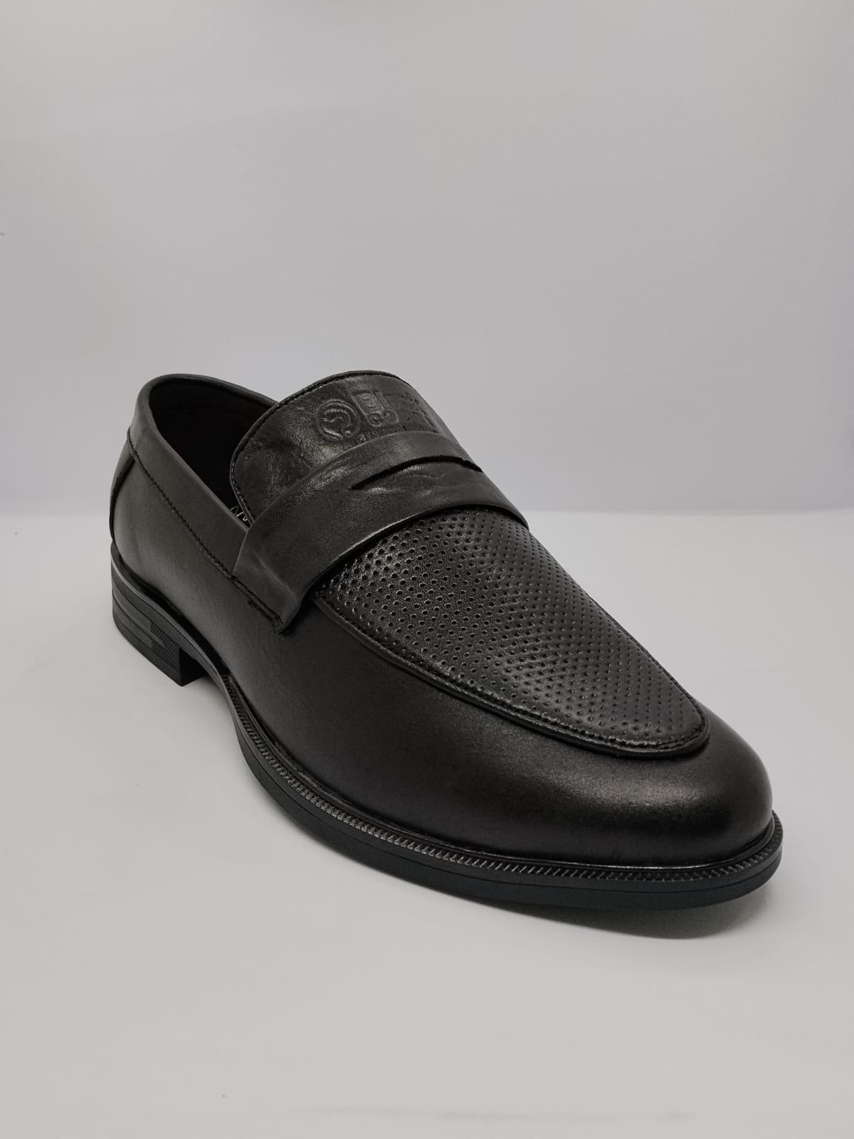 Black Cobra Penny Loafer
