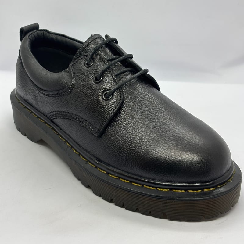 Black cobra double sole half boot 