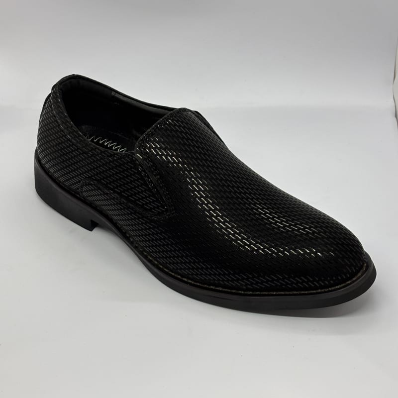 Shiny patterned fiber party shoes