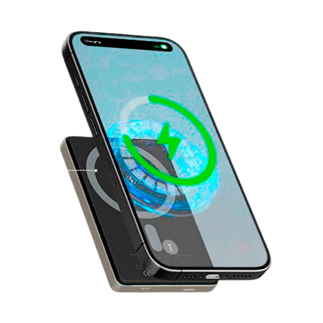 Conexão magnética estável com até 15W de potência sem fio