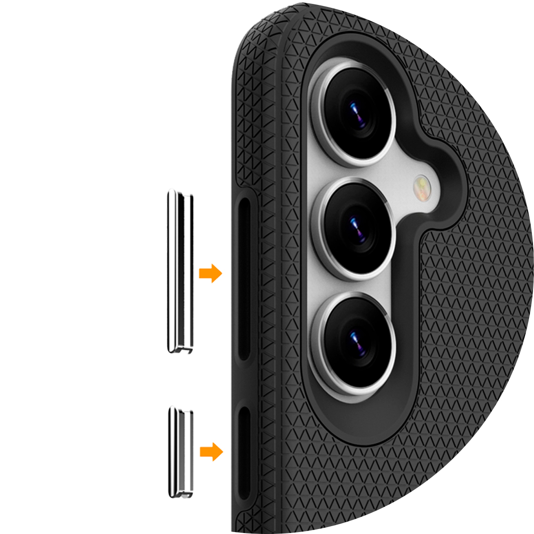 Bordas elevadas e recortes precisos para maior proteção