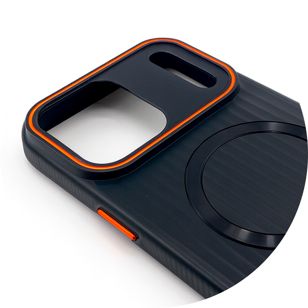 Moldura elevada para câmeras