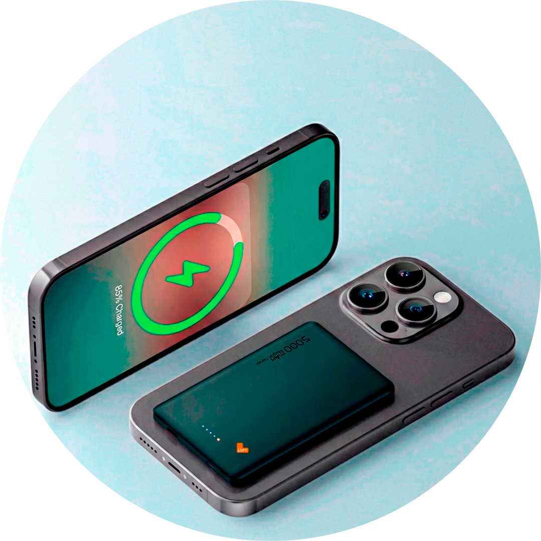 Carregamento rápido com porta USB-C de até 20W