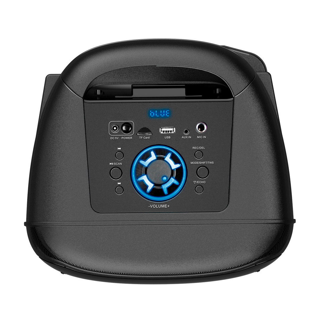 Speaker HeroOne Loft 40W com conexões completas e modo TWS