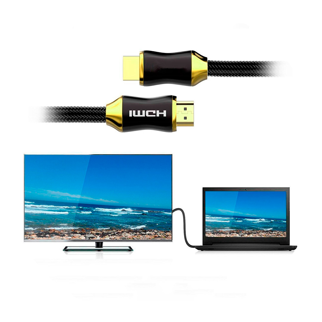 Cabo HDMI 8K com resolução Ultra HD