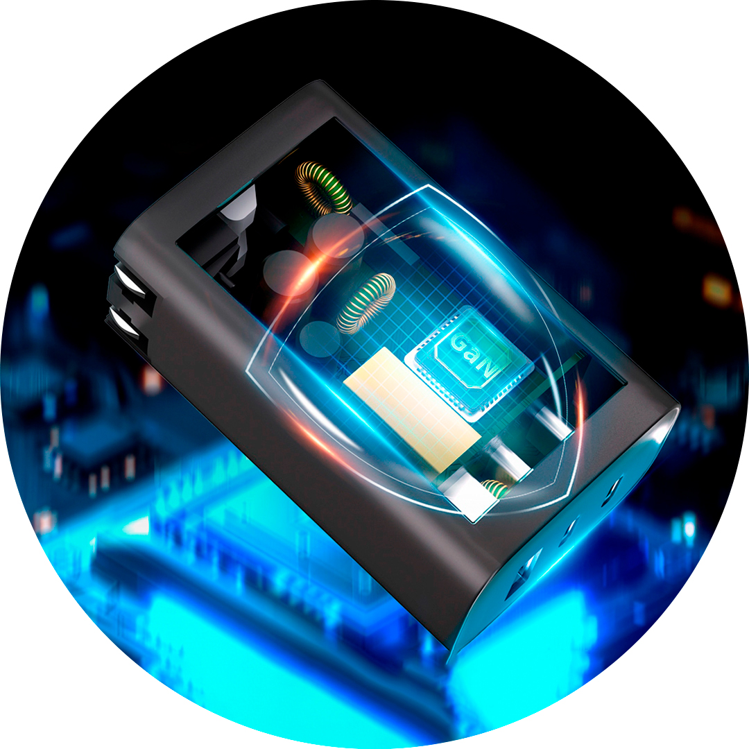 Carregador Loft GaN 100W com tecnologia Nitreto de Gálio