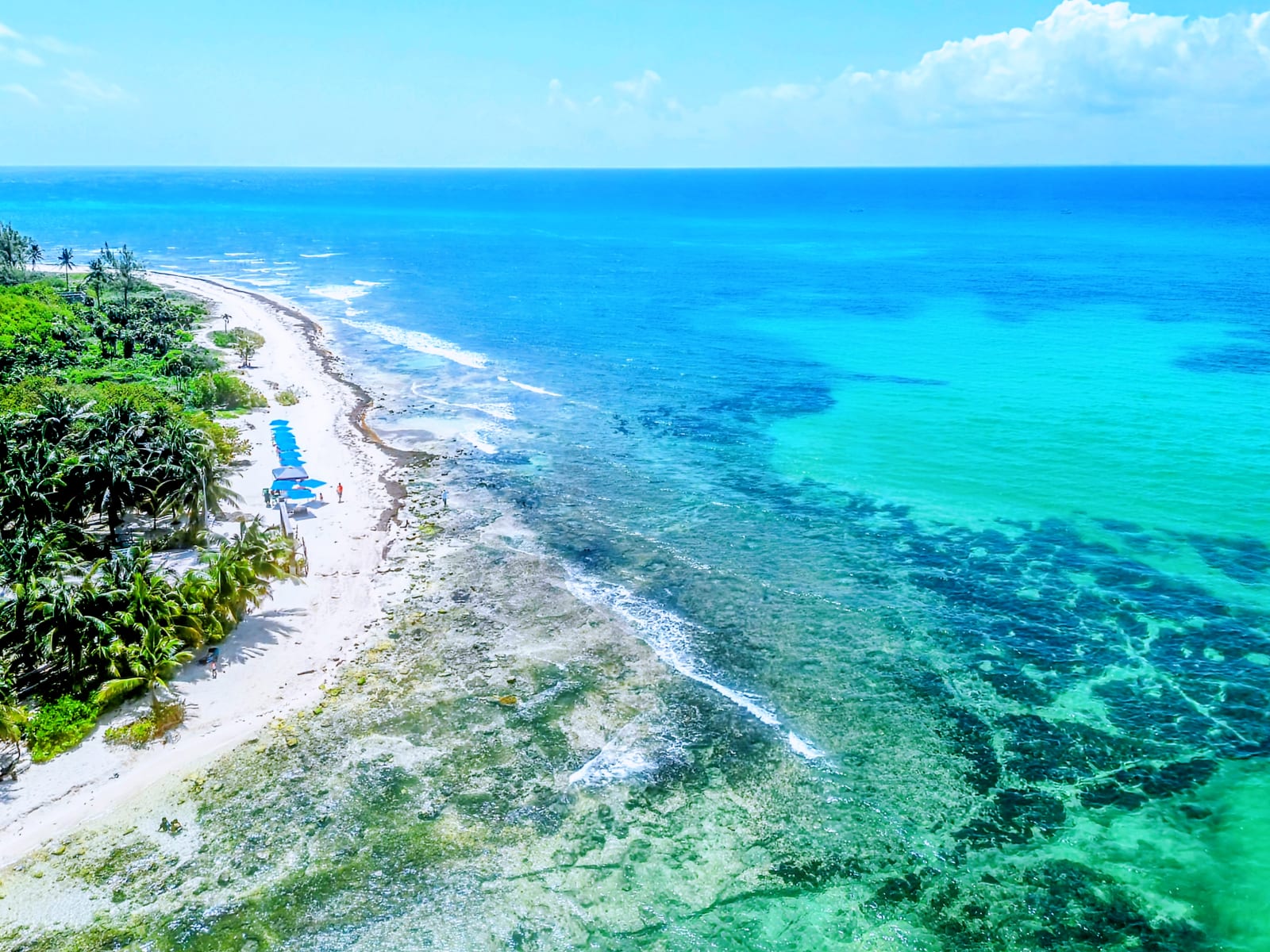 Playa 72 beach in Playa del Carmen