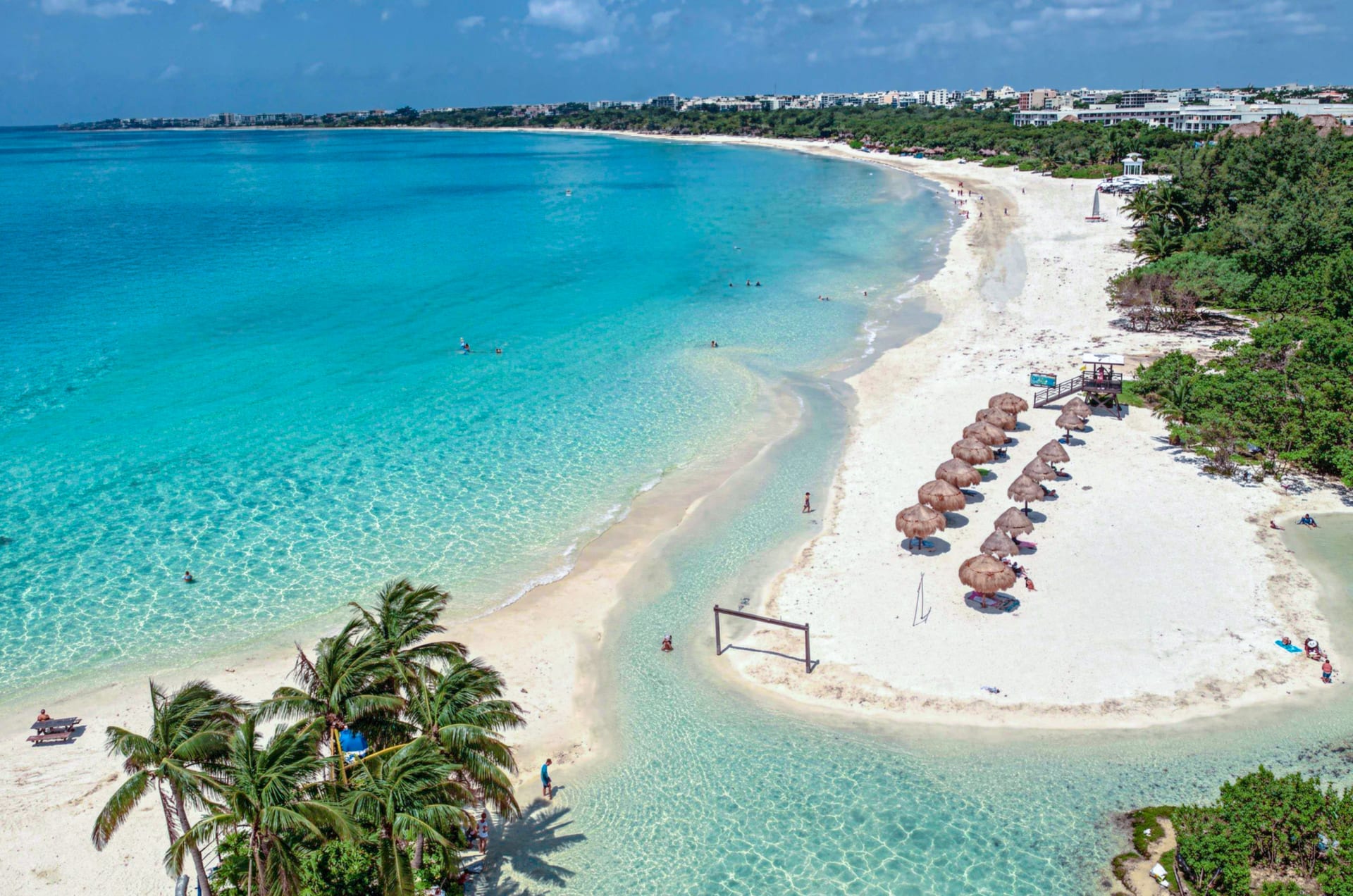Punta Esmeralda bay in Playa del Carmen