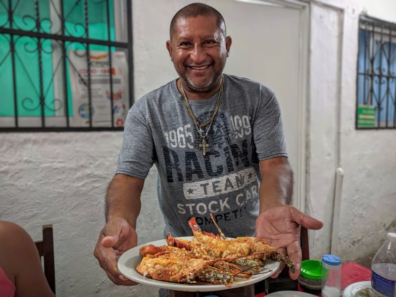 The chef at Cockteleria Susana