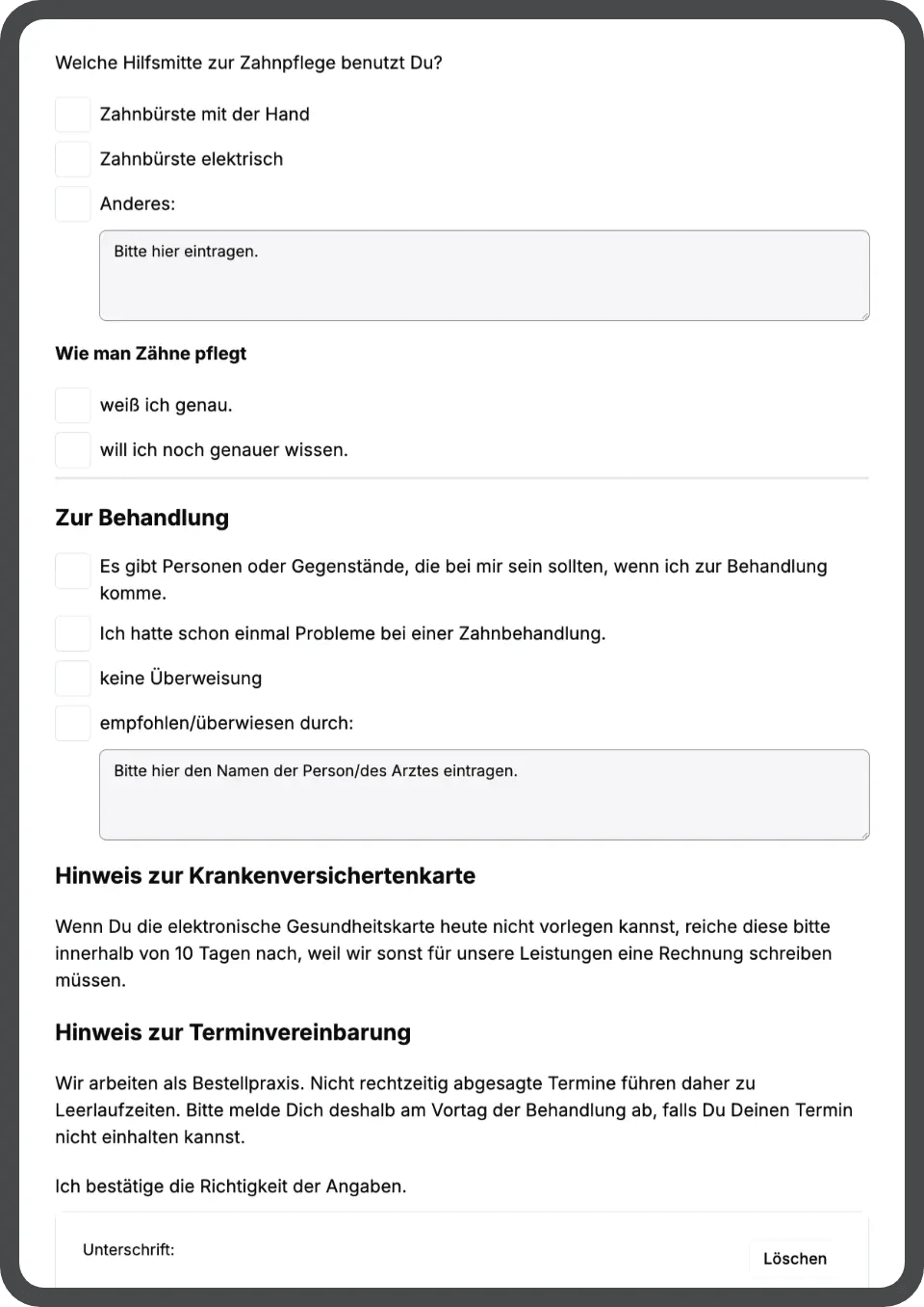 geeignet für alle Patientengruppen