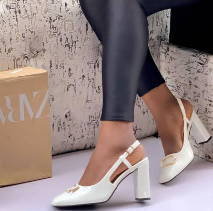 High-Heel Shoe - Zara - white 39 variant