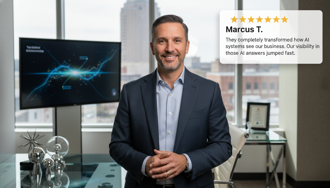 Toledo business owner satisfied with GEO results, five-star review: Generative AI SEO Agency Oxnard