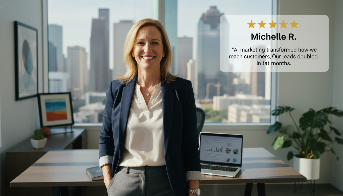 Business owner testimonial: AI marketing success story for Houston, Mississippi