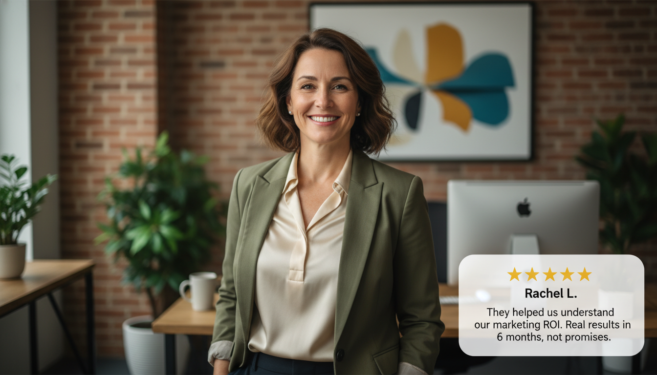 Client Rachel L. gives 5-star review: real digital marketing results Philadelphia