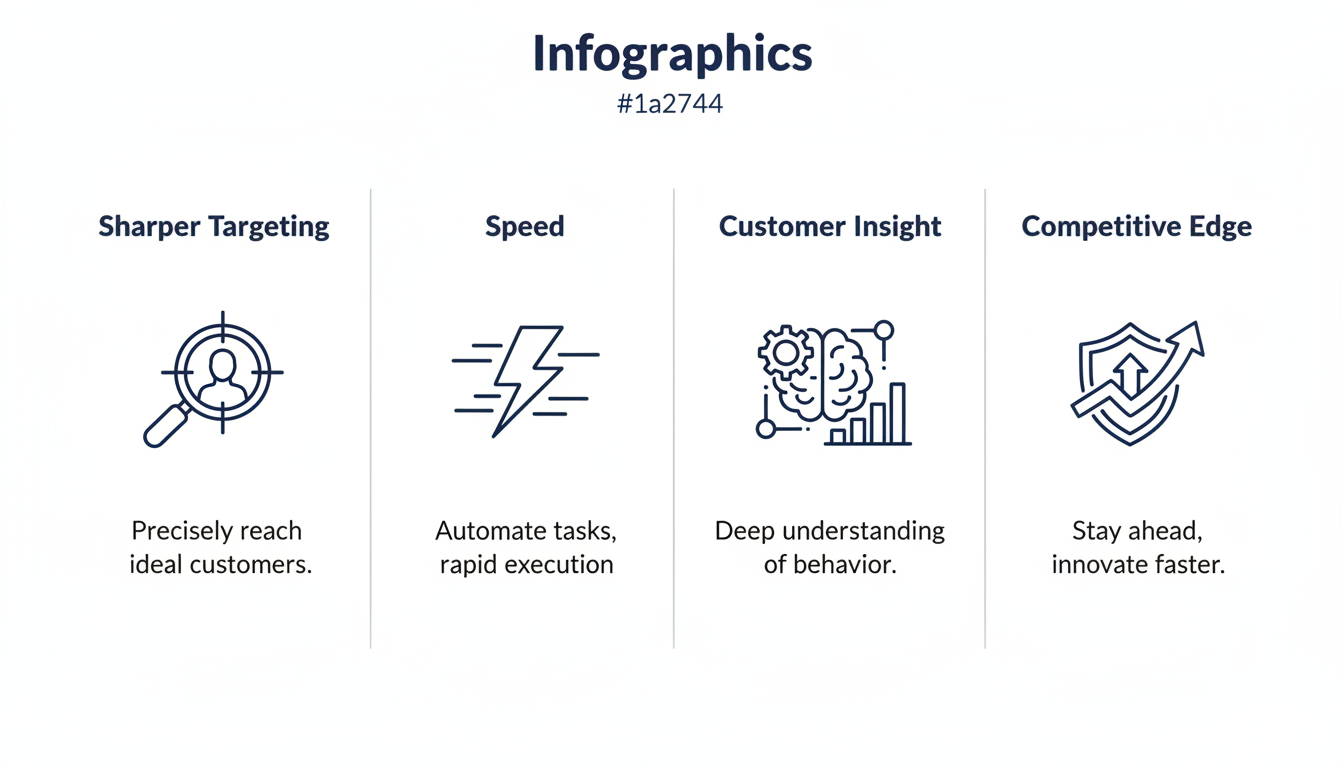 Four benefits of professional AI marketing: targeting, speed, insight, and competitive edge in Gainesville