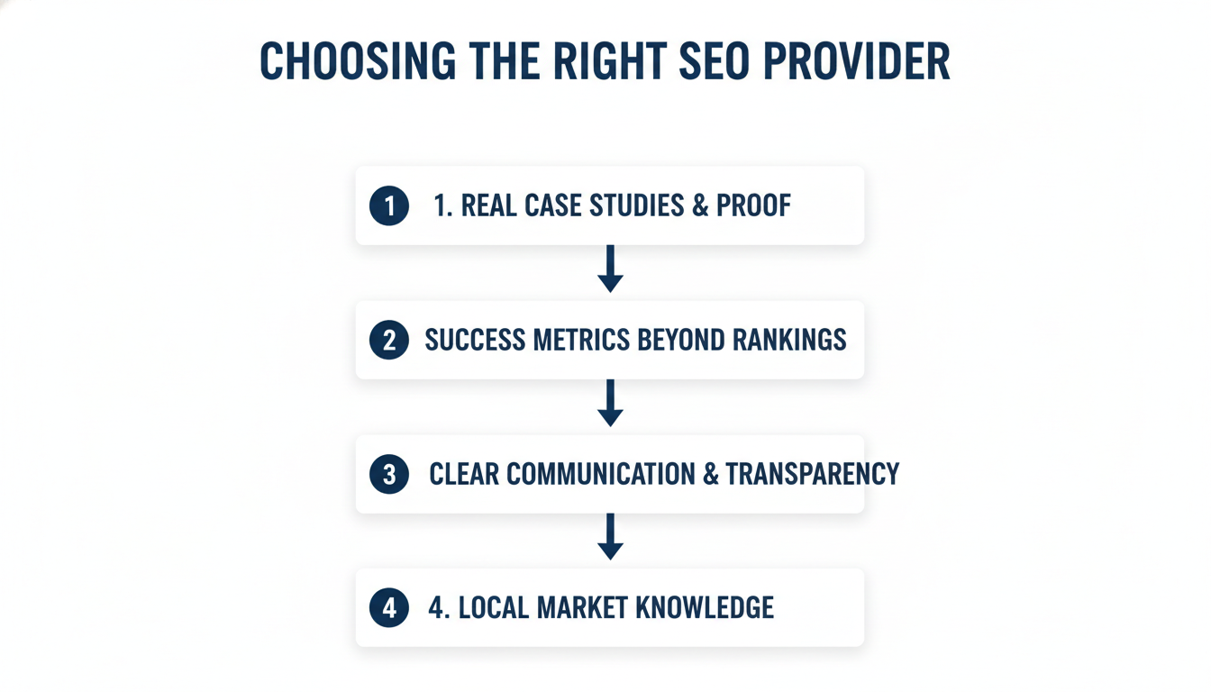 SEO provider selection checklist for finding right agency in El Paso