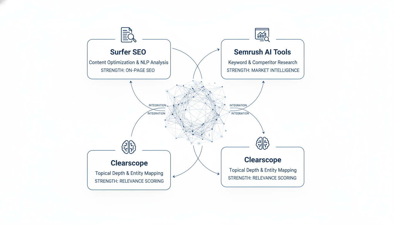 Client testimonial: Professional woman with 5-star review for AI SEO agency results