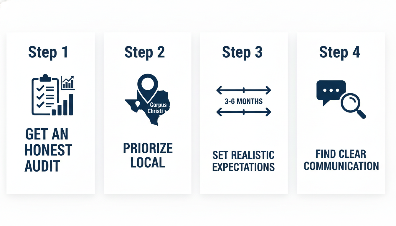 4-step guide: Get audit, prioritize local, set expectations, find clear communication