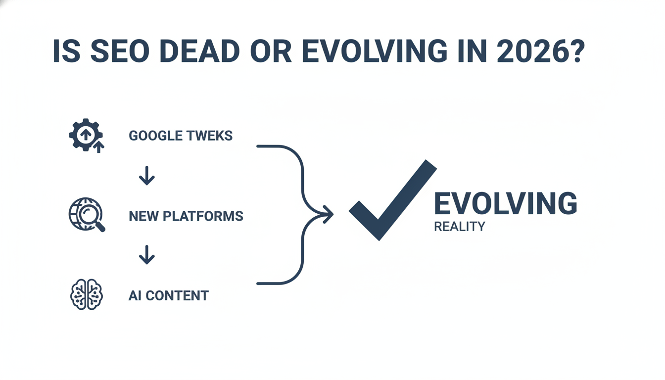Is SEO Dead or Evolving in 2026? - local SEO AI agency Los Angeles in Los Angeles, California