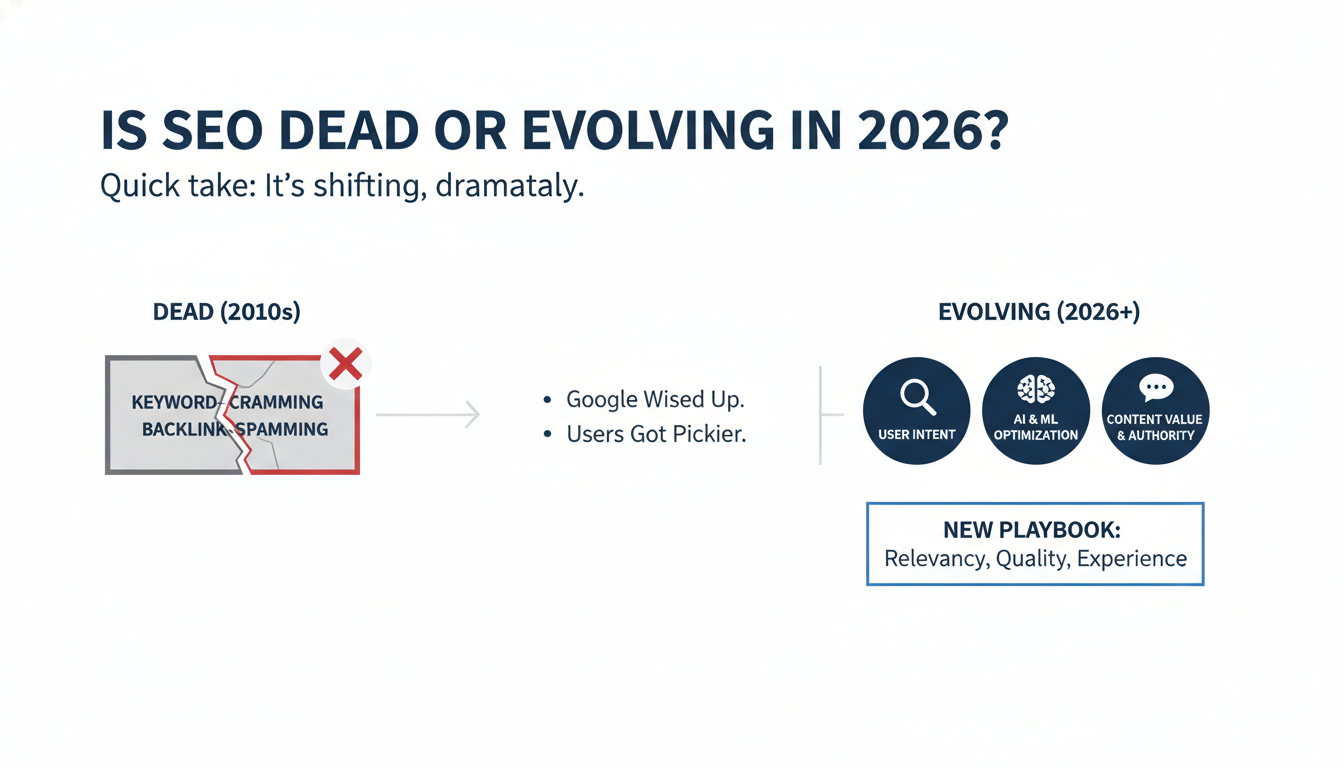 Is SEO Dead or Evolving in 2026? - local SEO AI agency Deltona in Deltona, FL