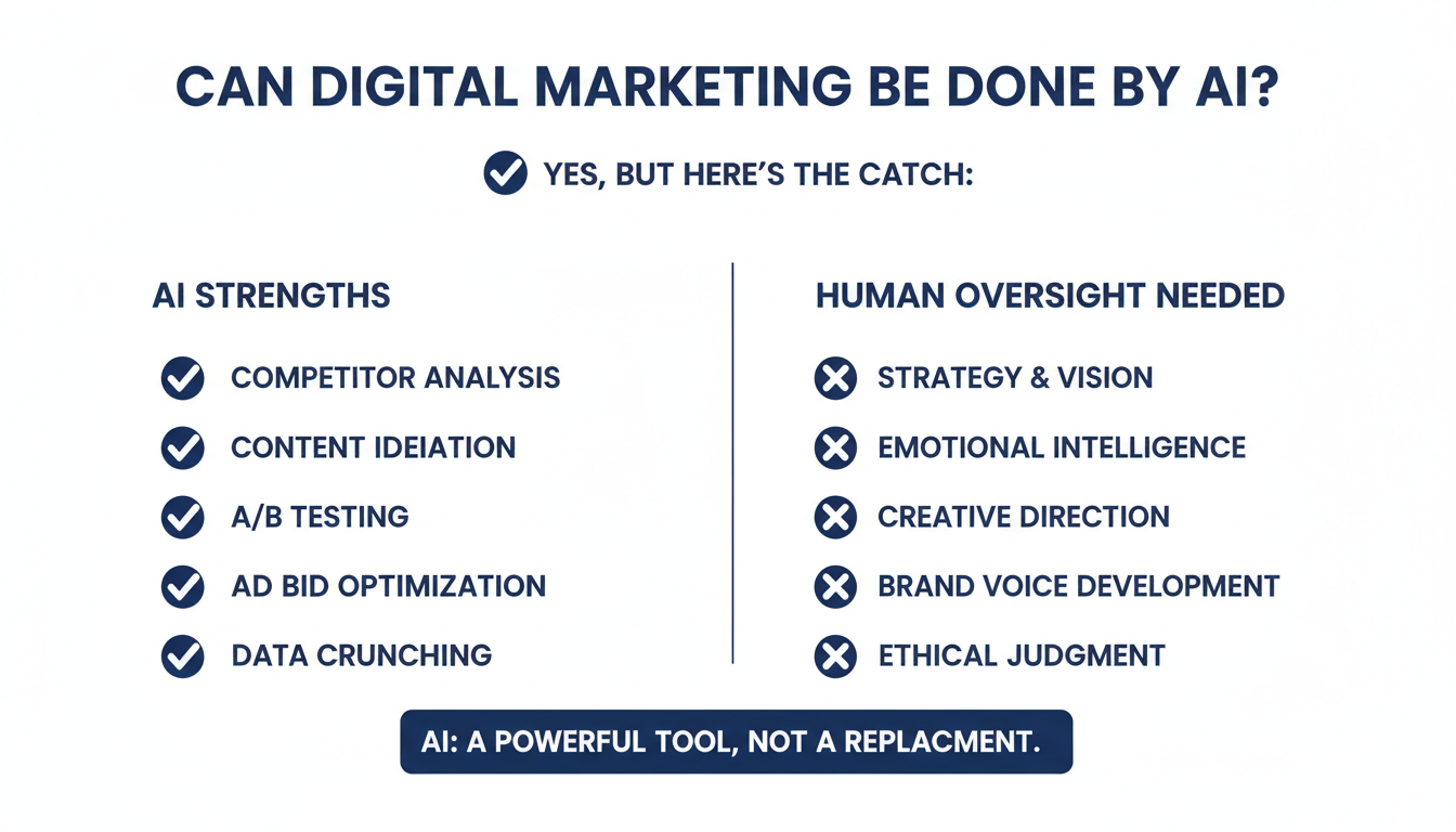 Can Digital Marketing Be Done by AI? - AI digital marketing agency Rockford IL in El Paso
, TX