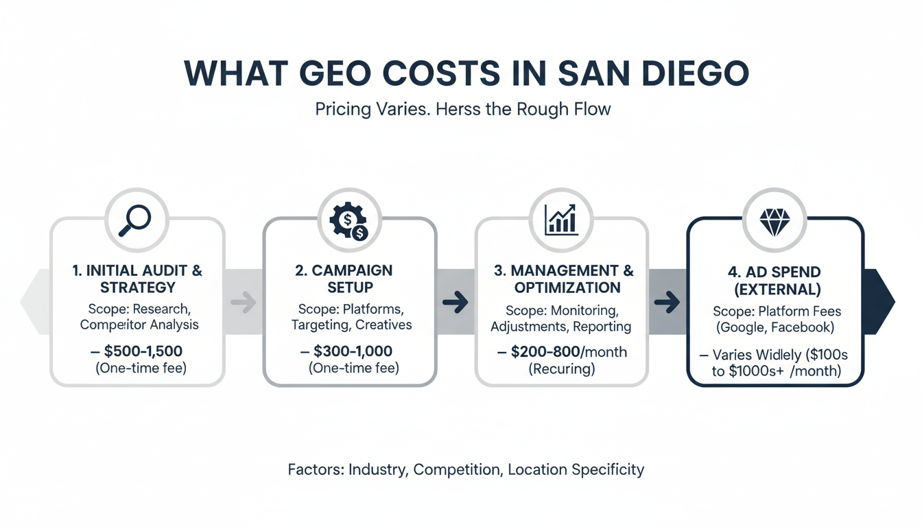 What GEO Costs in San Diego - generative AI SEO agency San Diego in San Diego, California