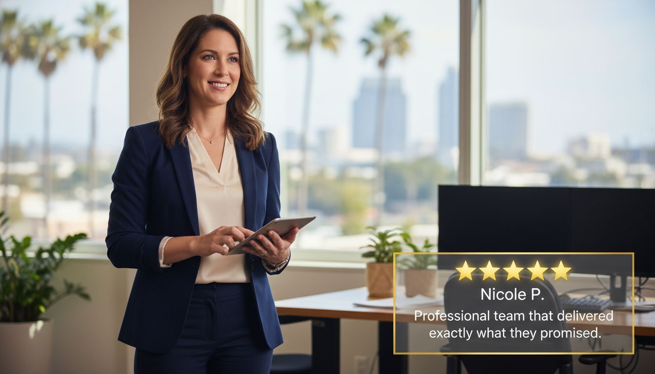 Satisfied generative AI SEO agency San Diego customer review in San Diego, California