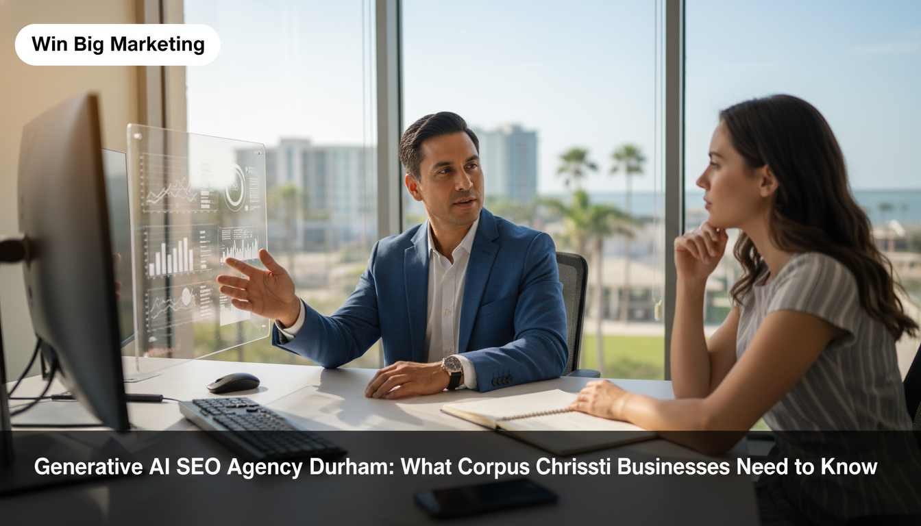 Professional generative AI SEO agency Durham consultation in Corpus Christi
, TX
