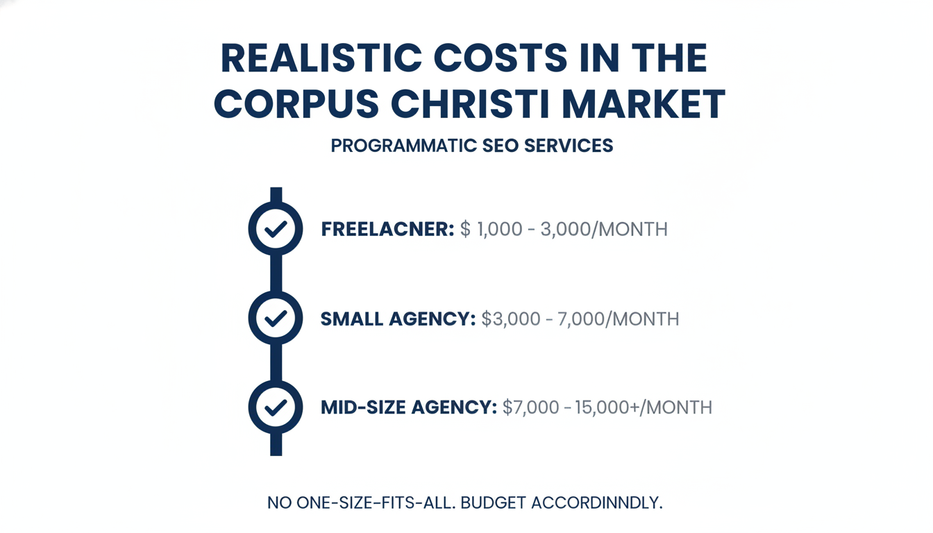 Realistic Costs in the Corpus Christi Market - programmatic SEO agency Waco in Corpus Christi
, TX
